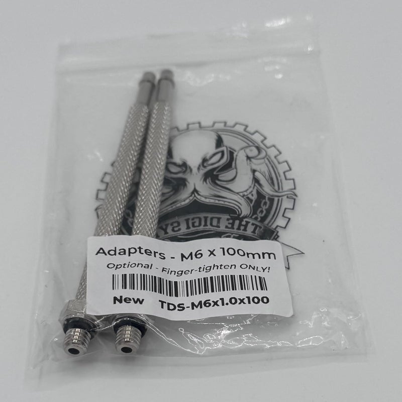 The Digi Sync M6-6x1.0x100mm - Threaded Vacuum Port Adapters Fittings for Carburetor or Throttle Body - Nickel-Plated Brass - QUALITY SET - Pack of 2 - Not KL - Image 2